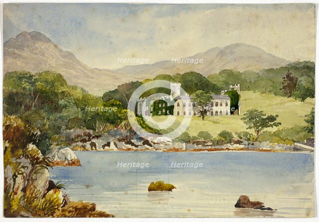 Leitch Castle, 1840/50. Creator: William Leighton Leitch.