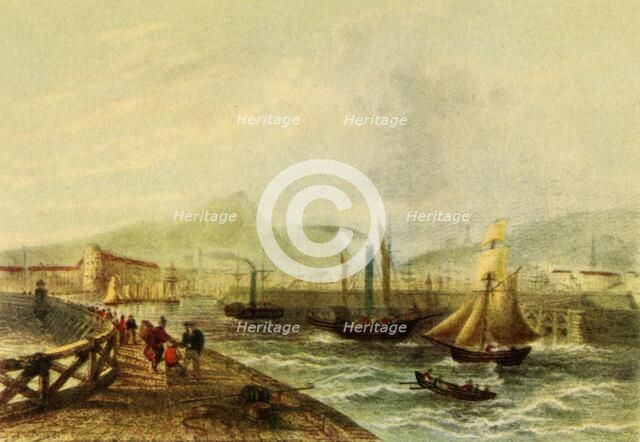 Leith Harbour, c1840, (1942).  Creator: Unknown.