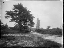 Leith Hill Tower, Leith Hill, Wotton, Mole Valley, Surrey, 1912. Creator: Katherine Jean Macfee