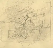 Lektüre mid-late 19th century, (c1924). Creator: Carl Spitzweg