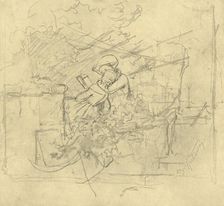 Lektüre mid-late 19th century, (c1924). Creator: Carl Spitzweg