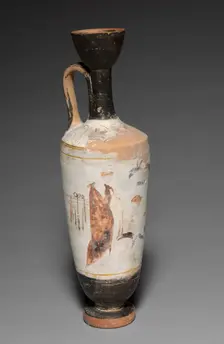 Lekythos, 300s BC. Creator: Unknown