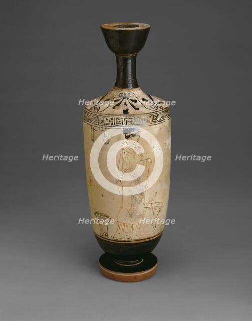 Lekythos (Oil Jar), About 440 BCE. Creator: Unknown.