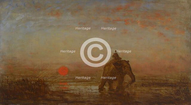 L'éléphant. Creator: Felix Francois Georges Philibert Ziem.