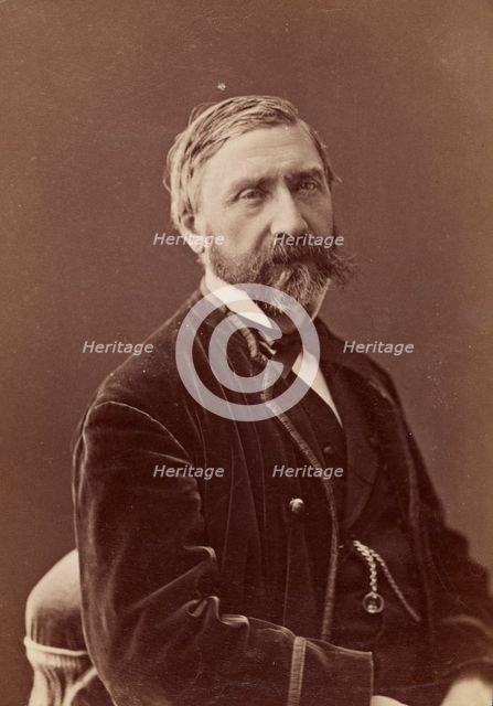 Leleux, peintre, 1861-1869. Creator: Nadar.