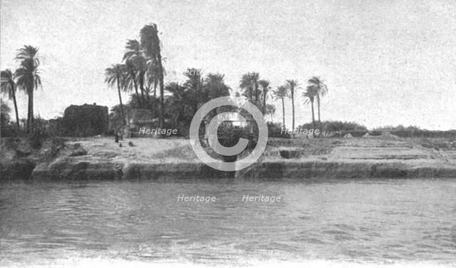 ''L'elevation des eaux du Nil pour l'irrigation; Le Nord-Est Africain', 1914. Creator: Jules Gervais-Courtellemont.