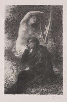 Lélio, la harpe Éolienne. Creator: Henri Fantin-Latour (French, 1836-1904)