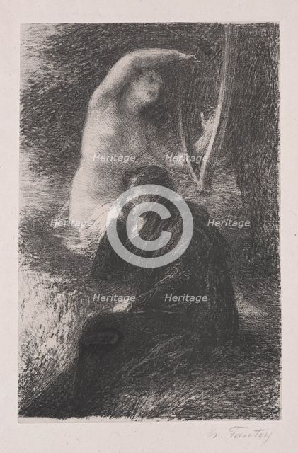 Lélio, la harpe Éolienne. Creator: Henri Fantin-Latour (French, 1836-1904).