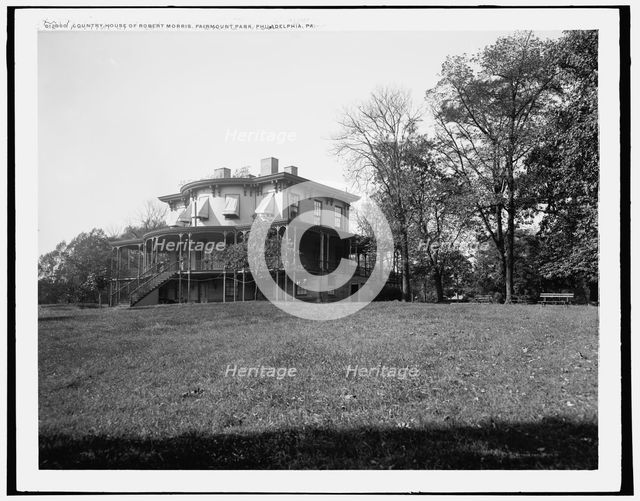 Lemon Hill, country house of Robert Morris [sic], Fairmount Park, Philadelphia, c1890-1901. Creator: Unknown.