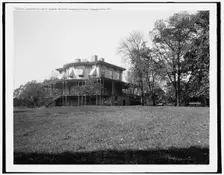 Lemon Hill, country house of Robert Morris [sic], Fairmount Park, Philadelphia, c1890-1901. Creator: Unknown