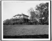 Lemon Hill, country house of Robert Morris [sic], Fairmount Park, Philadelphia, c1890-1901. Creator: Unknown