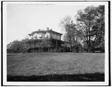 Lemon Hill, country house of Robert Morris [sic], Fairmount Park, Philadelphia, c1890-1901. Creator: Unknown