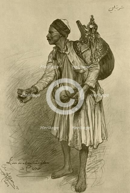 Lemonade-seller, Cairo, Egypt, 1898. Creator: Christian Wilhelm Allers.