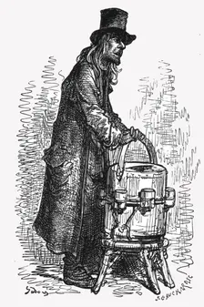 Lemonade Vendor 1872. Creator: Gustave Doré