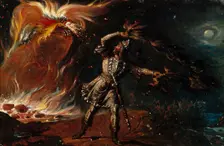 Lemminkäinen and the Fiery Eagle, 1867. Creator: Robert Wilhelm Ekman