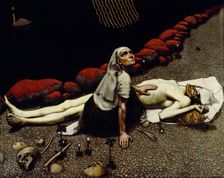 Lemminkäinen's Mother, 1897. Artist: Gallen-Kallela, Akseli (1865-1931)