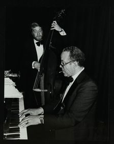 Len Skeat (bass) and Bobby Tucker (piano) playing at the Forum Theatre, Hatfield, Hertfordshire, 12 Creator: Denis Williams