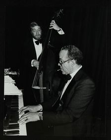 Len Skeat (bass) and Bobby Tucker (piano) playing at the Forum Theatre, Hatfield, Hertfordshire, 12 Artist: Denis Williams