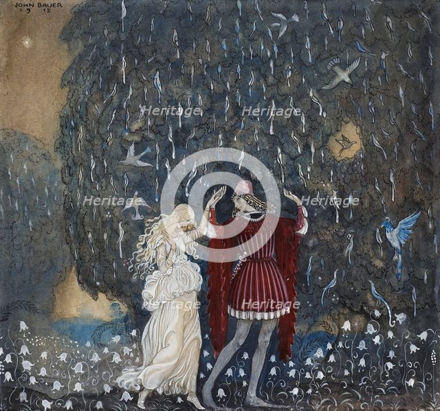 Lena Dances with the Knight. Among Gnomes and Trolls, 1915.
