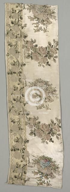 Length of Brocaded Satin, c. 1780. Creator: Philippe de Lasalle (French, 1723-1805).