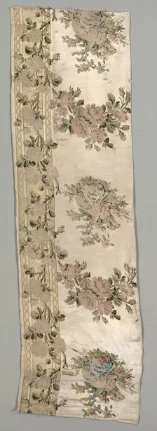 Length of Brocaded Satin, c. 1780. Creator: Philippe de Lasalle (French, 1723-1805)
