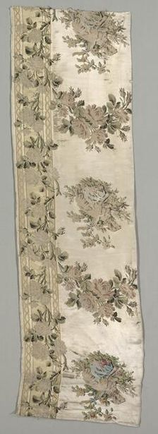Length of Brocaded Satin, c. 1780. Creator: Philippe de Lasalle (French, 1723-1805)