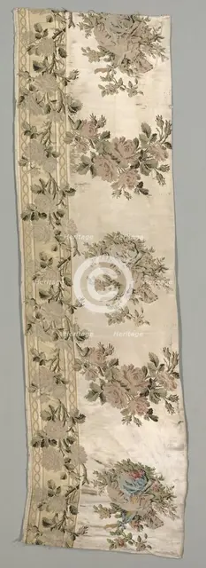 Length of Brocaded Satin, c. 1780. Creator: Philippe de Lasalle (French, 1723-1805).