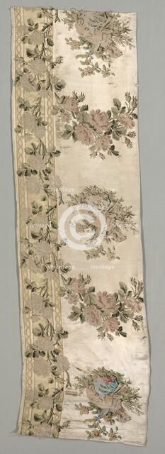 Length of Brocaded Satin, c. 1780. Creator: Philippe de Lasalle (French, 1723-1805).