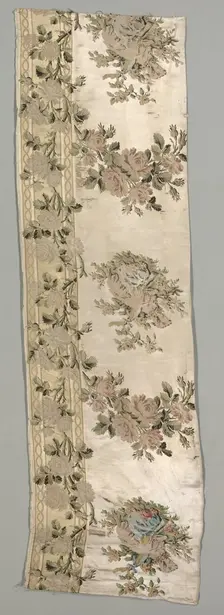 Length of Brocaded Satin, c. 1780. Creator: Philippe de Lasalle (French, 1723-1805)