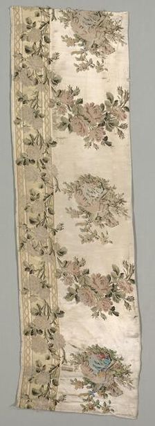 Length of Brocaded Satin, c. 1780. Creator: Philippe de Lasalle (French, 1723-1805)