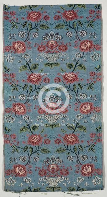 Length of Brocaded Silk, 1700s. Creator: Unknown.