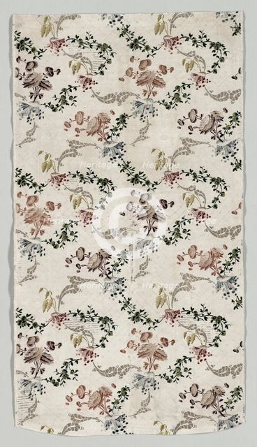 Length of Brocaded Silk, 1723-1774. Creator: Jean Baptiste Pillement (French, 1728-1808), style of.