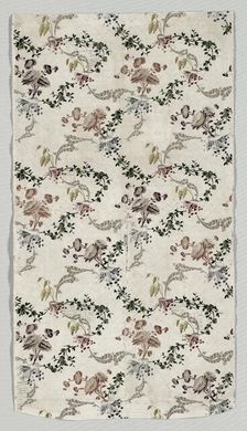 Length of Brocaded Silk, 1723-1774. Creator: Jean Baptiste Pillement (French, 1728-1808), style of
