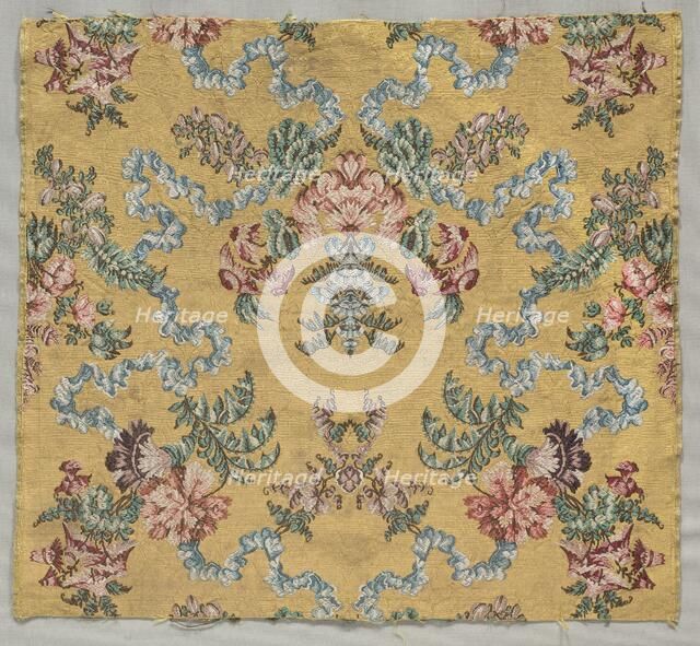 Length of Brocaded Silk, 1723-1774. Creator: Jean Baptiste Pillement (French, 1728-1808), style of.