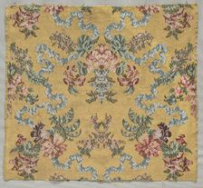 Length of Brocaded Silk, 1723-1774. Creator: Jean Baptiste Pillement (French, 1728-1808), style of