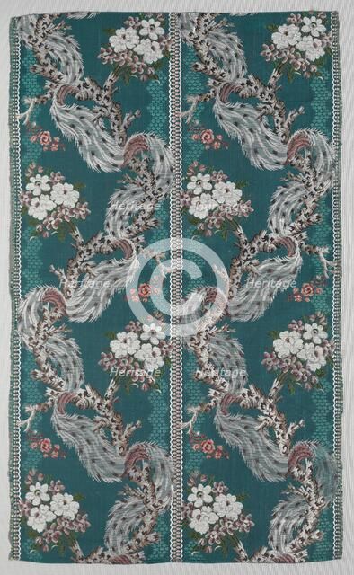 Length of Brocaded Silk, 1723-1774. Creator: Unknown.