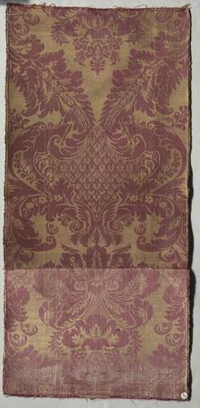 Length of Brocatelle Textile, late 17th-early 18th century. Creator: Unknown