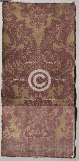 Length of Brocatelle Textile, late 17th-early 18th century. Creator: Unknown.