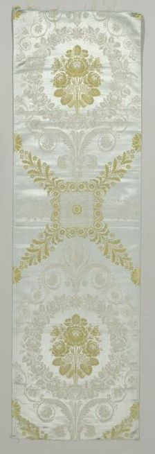 Length of Damask, 1804-1815. Creator: Unknown