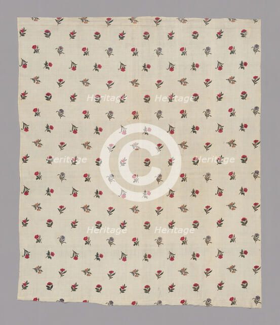 Length of Dress Fabric, France, c. 1785. Creator: Oberkampf Manufactory.