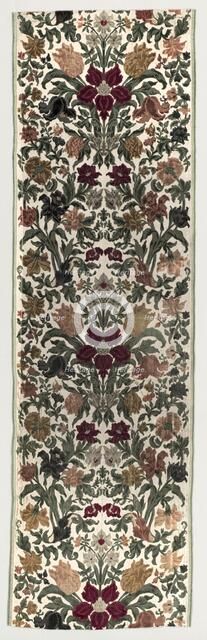 Length of Floral Velvet, 1600s. Creator: Unknown.