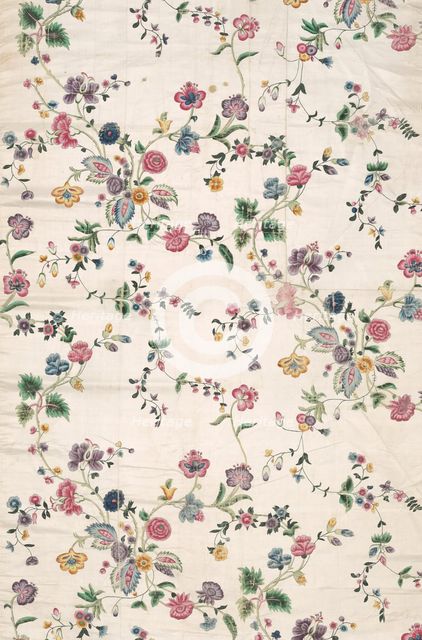 Length of Painted Silk, China, Qing dynasty (1644-1911), 1740-60. Creator: Unknown.