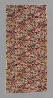 Length of Printed Fabric, France, 1780s. Creator: Unknown