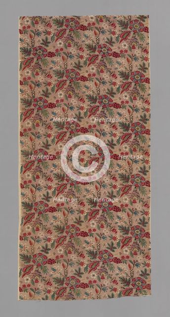 Length of Printed Fabric, France, 1780s. Creator: Unknown.
