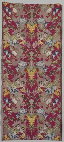 Length of Silk Brocade, 1700-1750. Creator: Unknown