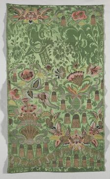 Length of Silk Brocade, early 1700s. Creator: Unknown