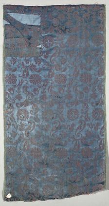 Length of Silk Damask, late 1600s - early 1700s. Creator: Unknown