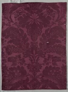 Length of Silk Damask, late 1600s-early 1700s. Creator: Unknown