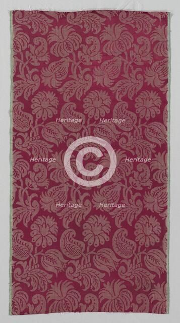 Length of Silk Textile, 1600s. Creator: Unknown.