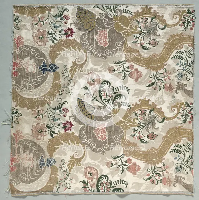 Length of Silk Textile, 1700s. Creator: Unknown.